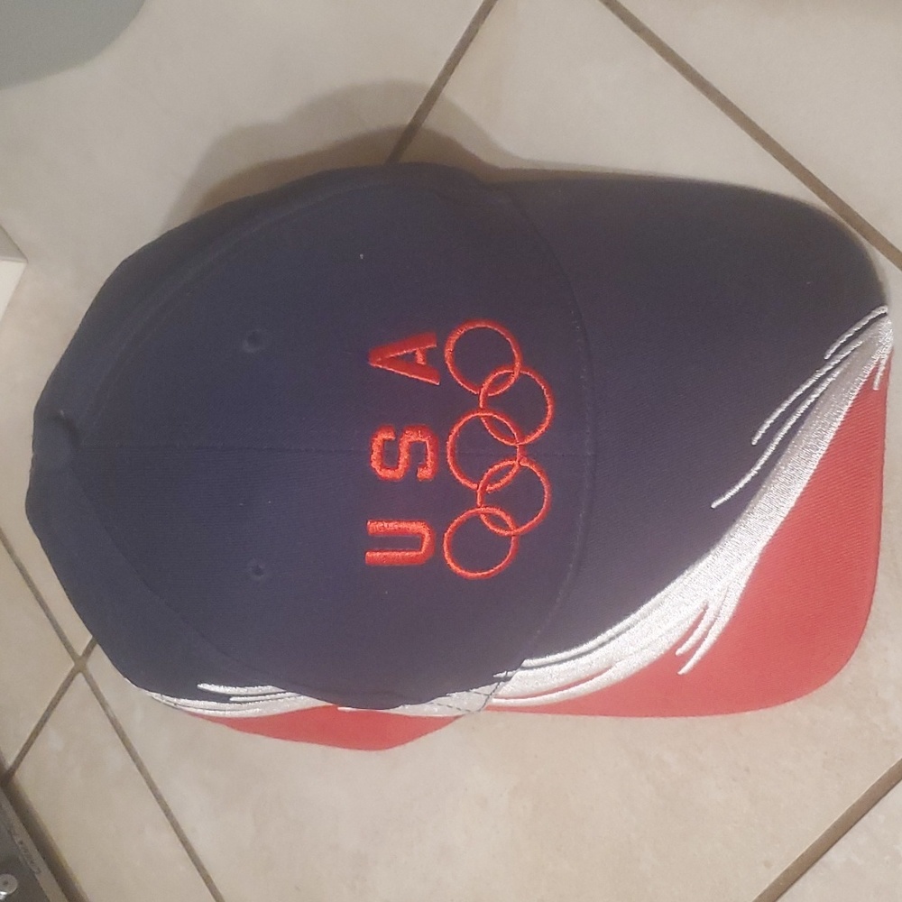 Vintage USA Olympics Adjustable Baseball Cap NWOT